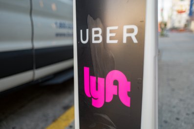picture of uber lyft sign