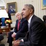 picture of Trump & Obama